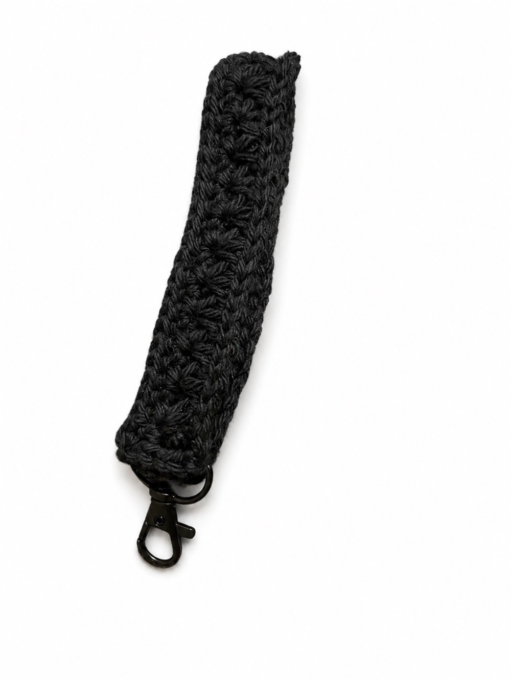 Black Wristlet Keychain